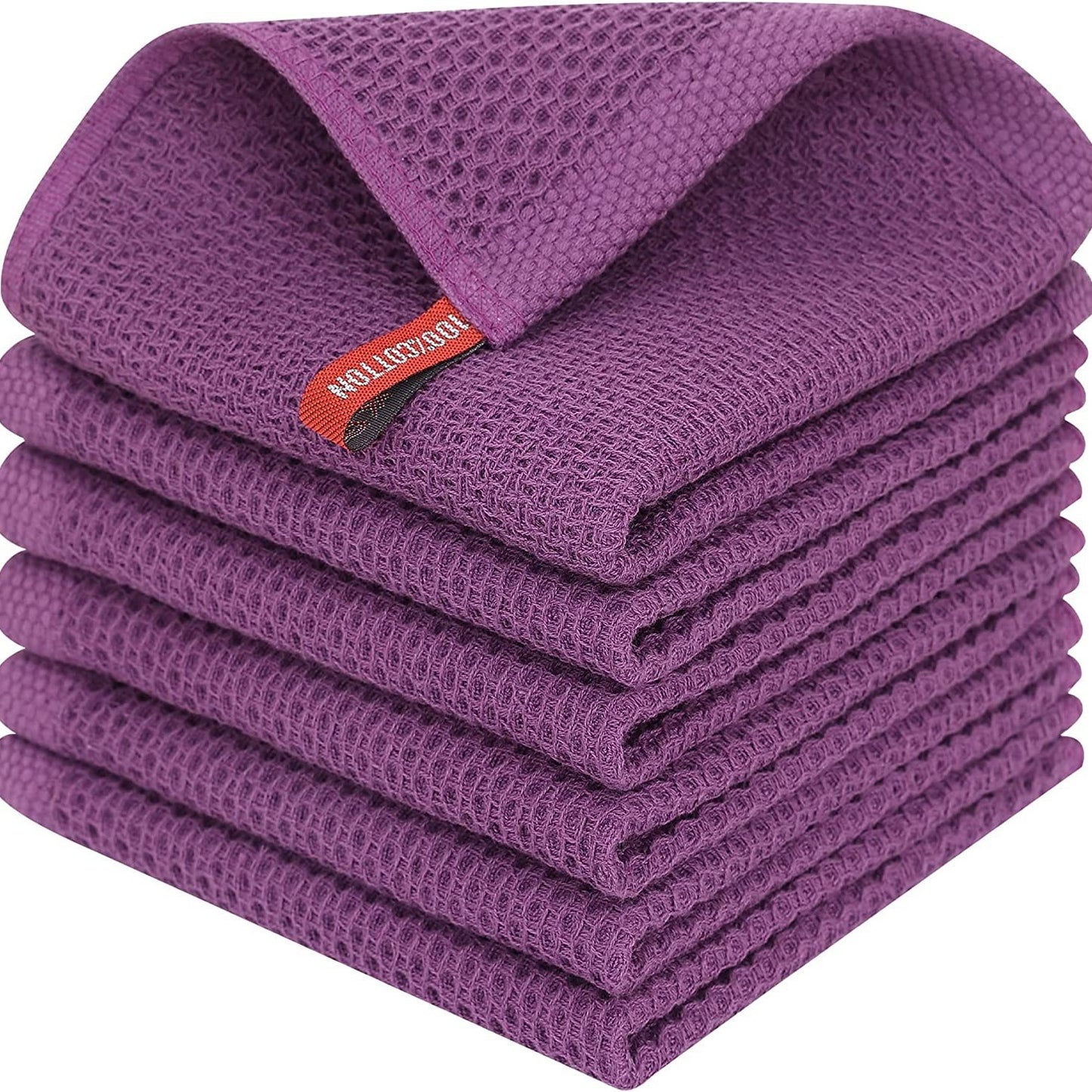 Cotton Honeycomb Dishcloths - Absorbent Thickened Kitchen Cleaning Cloths Set