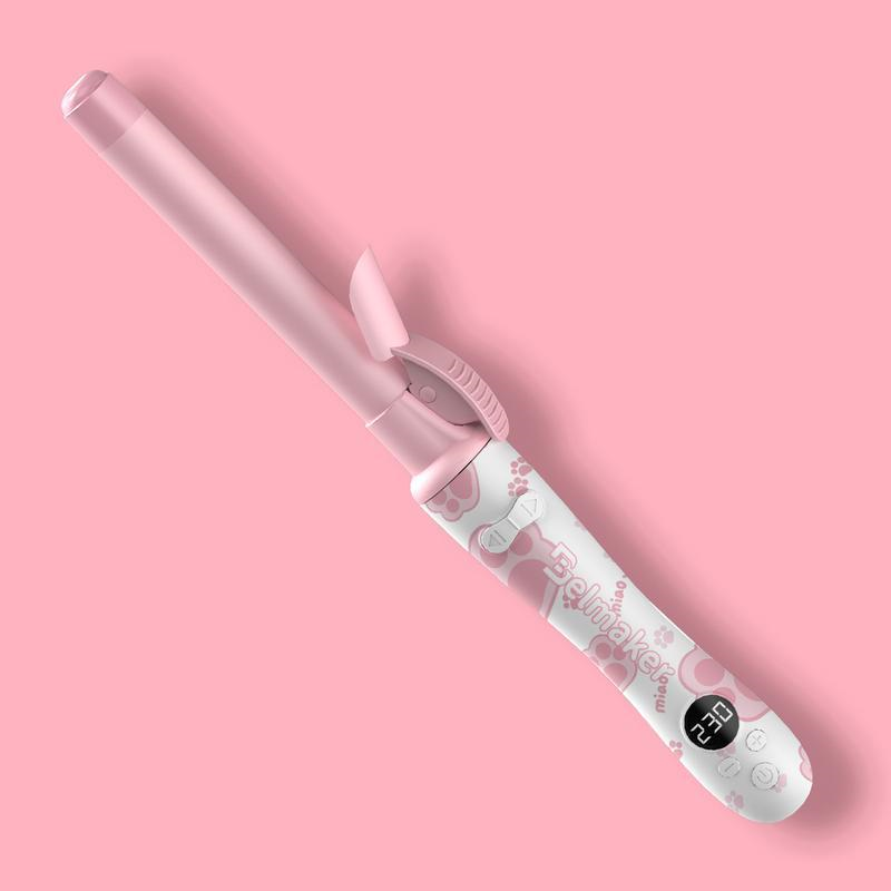 Rotating Ceramic Curling Iron - 1-Inch Barrel with Auto Shut-Off