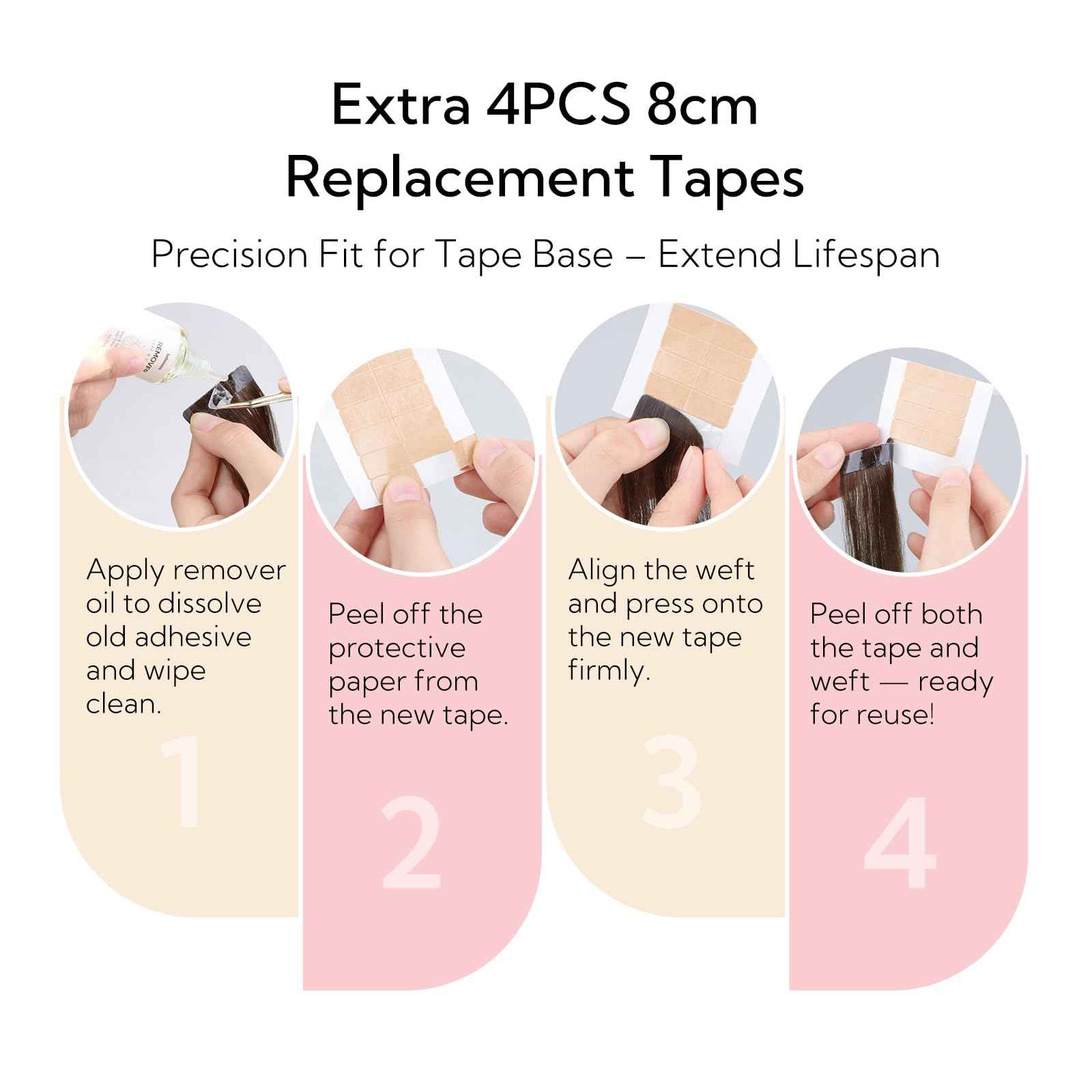 HOTBANANA Wide Tape in Hair Extensions Human Hair, DIY Cut Tape in weft hair extensions，20inch 100g 20pcs Chocolate Brown Mixed Caramel Blonde Balayage Straight Style