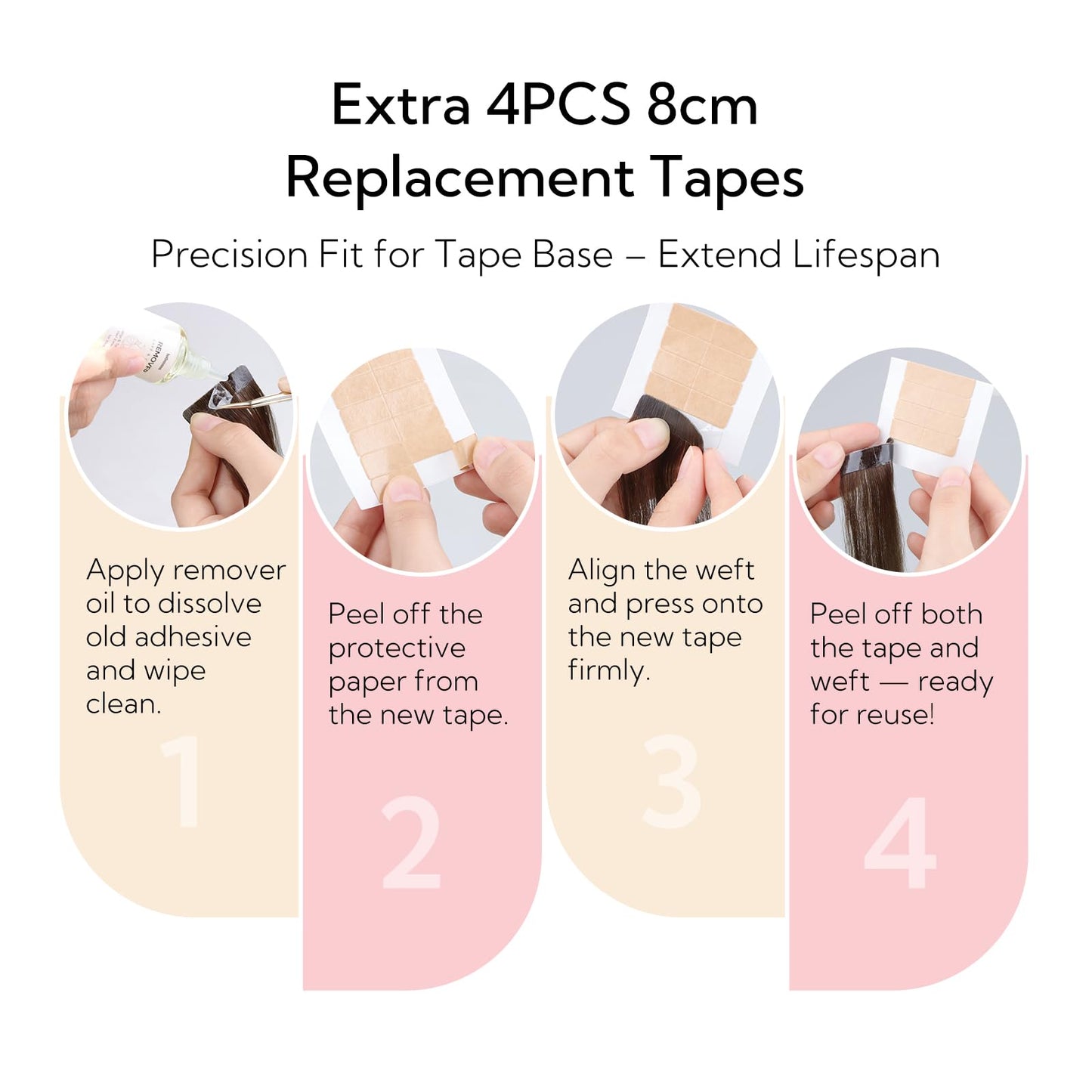 HOTBANANA Wide Tape in Hair Extensions Human Hair, DIY Cut dark brown weft tape in extensions real human hair,18inch 100g 20pcs Dark Brown Straight Style