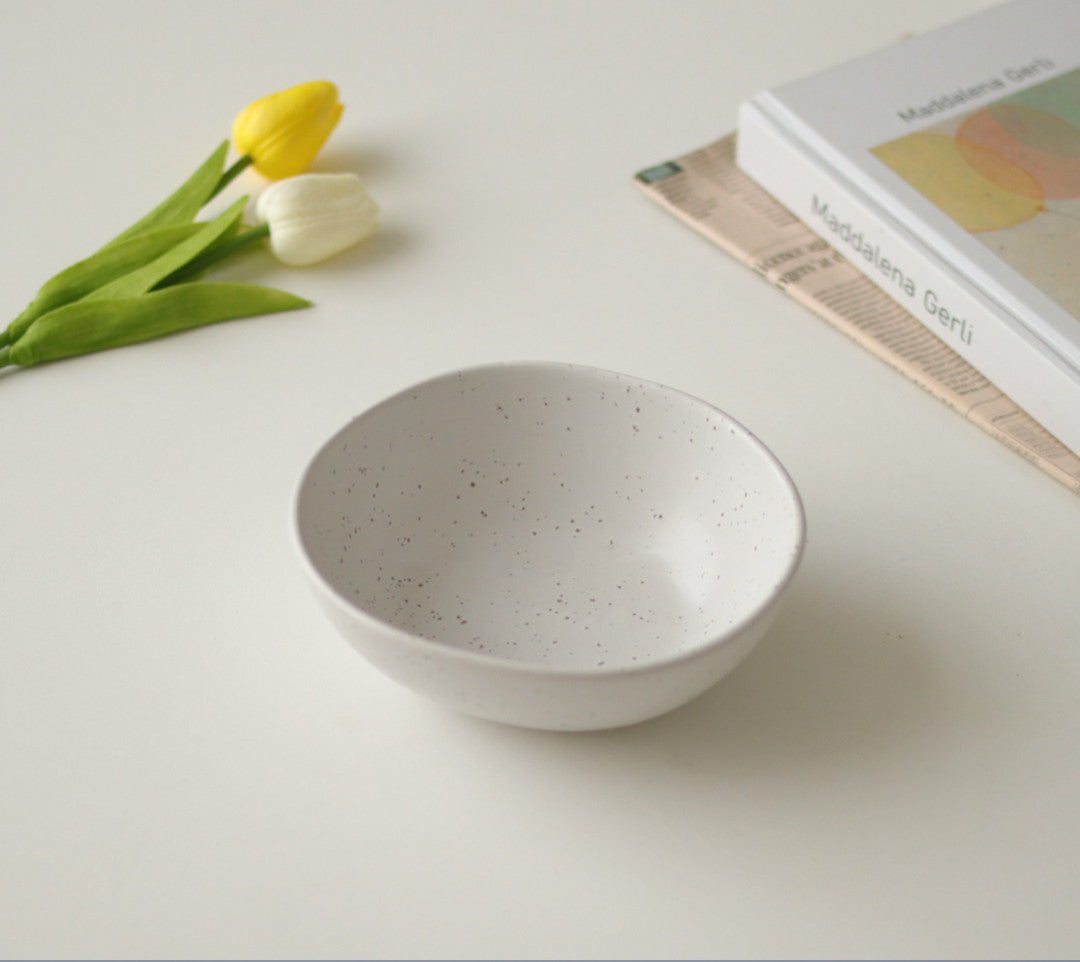 Ceramic Dinner Plate - Round Porcelain Tableware for Kitchen & Dining - Multiple Styles