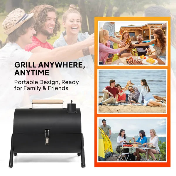 Portable Charcoal Grill – Double-Sided BBQ Grill for Outdoor Camping