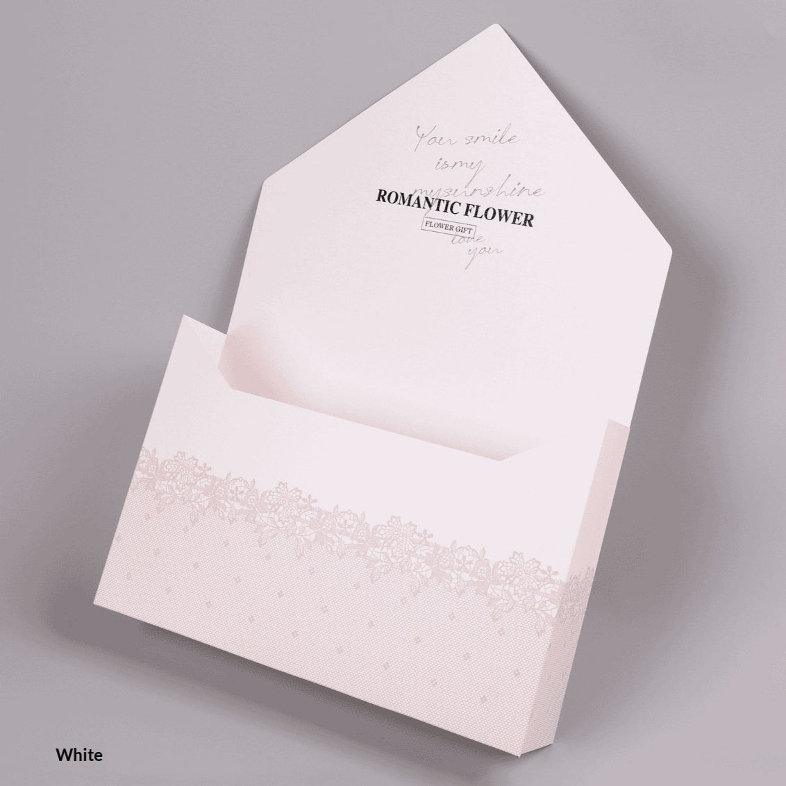 Large Romantic Letter Envelope Flower Box - Multi-Color Home Storage