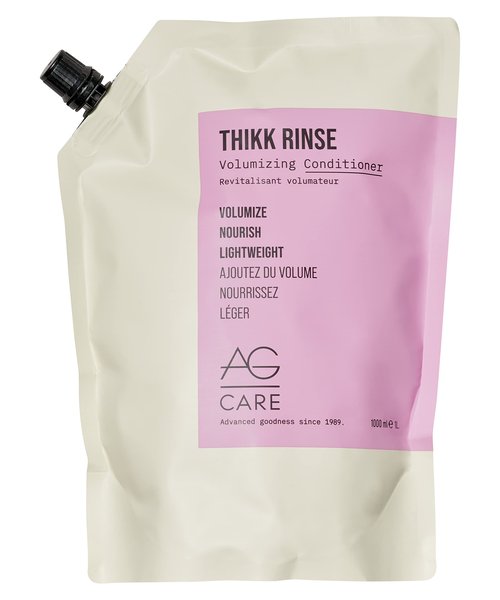 AG Care Thikk Rinse Volumizing Conditioner, Volumize and Nourish Hair - Exclusive Regenerative Complex, 33.8 Fl Oz