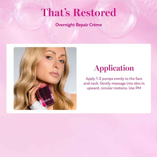 Parivie That’s Restored Overnight Repair Crème – Omega-Rich Night Cream with inPHinite Youth Technology & Night Care Complex – Replenish moisture overnight– 1.7 fl oz