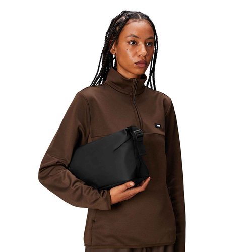 RAINS Hilo Wash Bag – Black Waterproof Toiletry Bag Travel Dopp Kit Organizer Compact Wash Kit Pouch Water Resistant Water Repellent – 2 Year Warranty