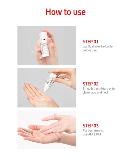 Vitamin C Boost Powder for Face with Niacinamide - 12 hours Active Vitamin C - Even Skin Tone, Age Defying, Minimizing Pores - Mix Powder with Serum & Cream, 0.1oz.