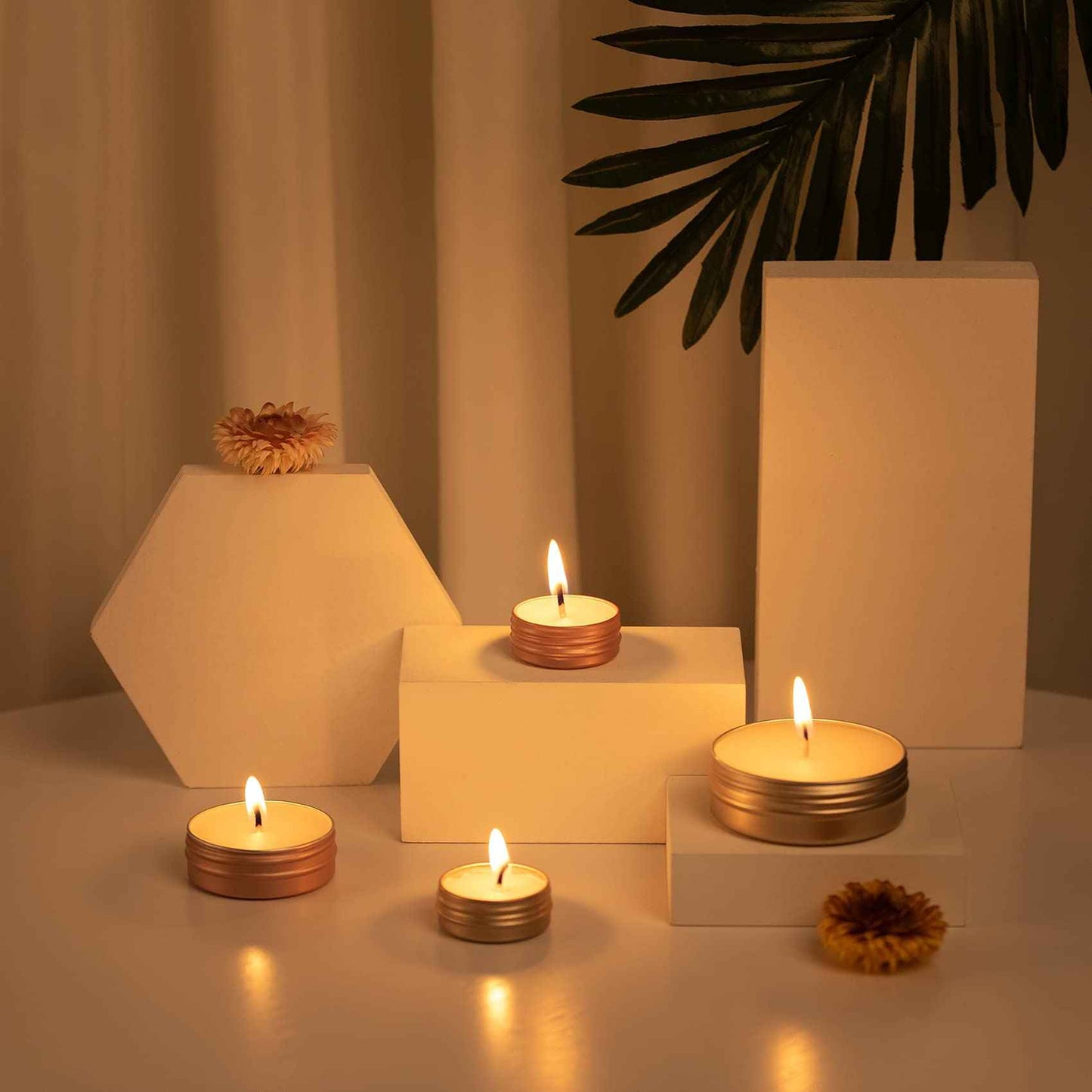 270pcs 1 oz / 30ml Bulk Packaging Screw Top Aluminum Tin Jar with Screw Lid and Blank Labels (Rose Gold)