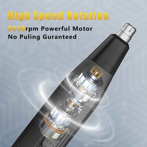 Beatslm Beard Trimmer for Men, Groin & Body Hair Trimmer, Electric Shaver, Nose & Ear Hair Clippers, 4 in 1 Men's Grooming Kit, Waterproof Wet/Dry Groomer with Travel Case, LED Display