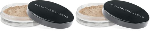 Youngblood Loose Mineral Foundation, Cool Beige | Loose Face Powder Foundation Mineral Illuminating Full Coverage Oil Control Matte Lasting | Vegan, Cruelty Free (Pack of 2)