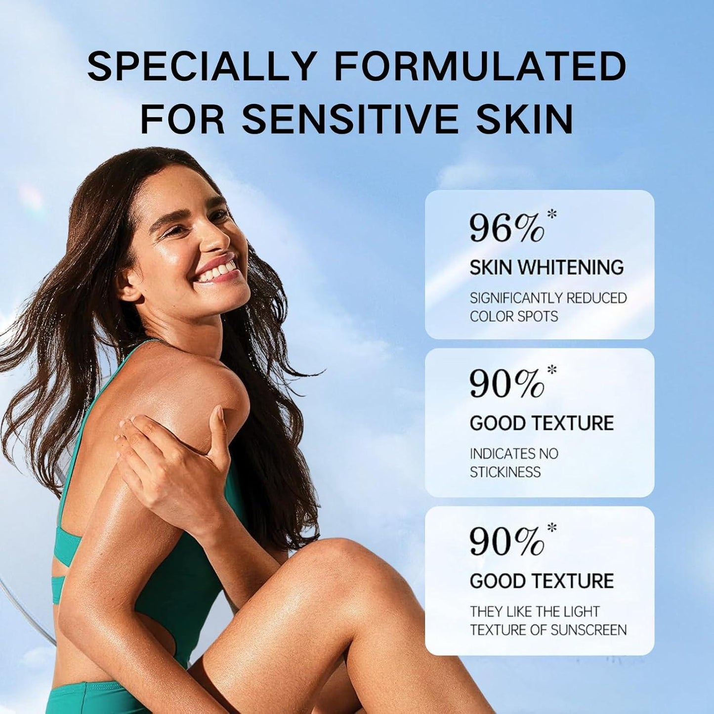 SPF 50+ Bio Sunscreen Stick - Waterproof Face & Body Sun Protection