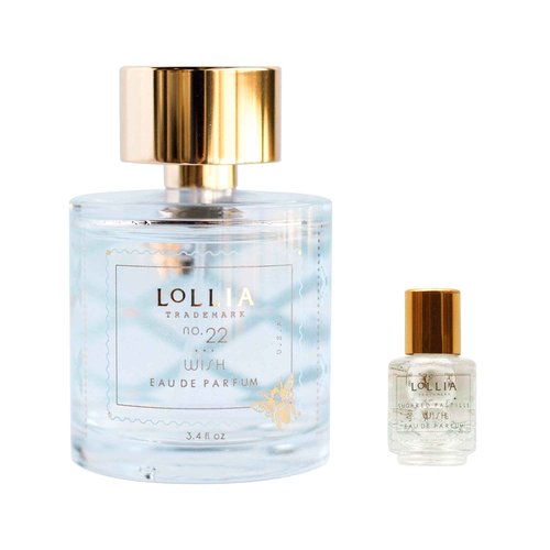 LOLLIA Wish Eau de Parfum Bundle | A Beautifully Captivating Perfume | Sophisticated, Modern Scent Featuring Blushing Fragrance Notes