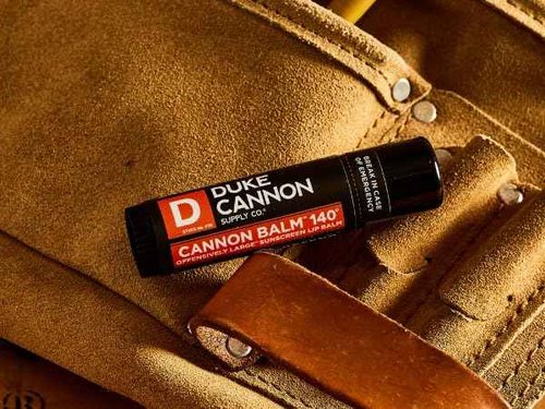 Duke Cannon Balm 140° Tactical Lip Protectant 15 Pack - Blood Orange Mint Flavored Lip Balm for Men with SPF 30, Large Size, Premium Ingredients, 0.56oz Each