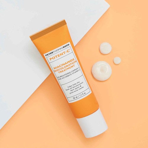 Peter Thomas Roth | Potent-C Niacinamide Discoloration Treatment for Discoloration, Dark Spots and Post-Acne Marks, Intensive Brightening Treatment with Vitamin C and Niacinamide