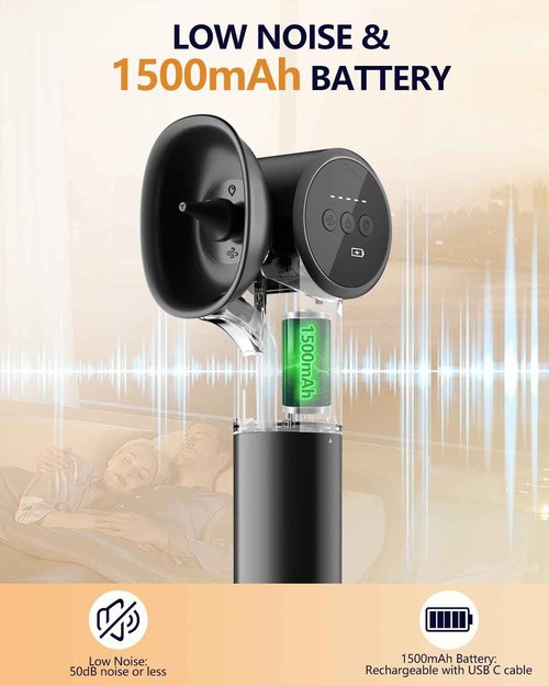 Upgraded Ear Wax Removal with Dual Tank, Wash & Dry 2-in-1, 160ml*2 Large Capacity Tank & 5 Pressure Modes, Ecleen Ear Cleaner Kit with USB-C Cable for Ear Cleaning & Ear Drying