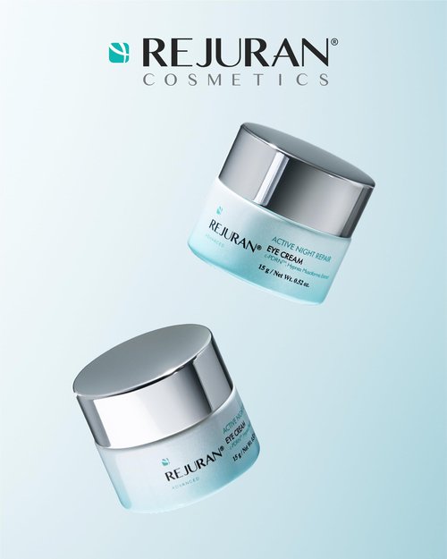REJURAN® Advanced Active Night Repair Eye Cream, c-PDRN® - Anti-Aging, Firming, Moisturizing Eye Cream, Clinically Developed (0.52 oz)