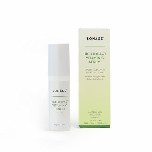 Sonage High Impact Vitamin C Serum:With Hyaluronic Acid | Hydrates & Fades Appearance Of Dark Spots (30 ml)