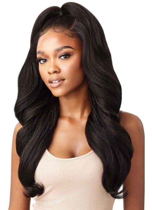 Outre Perfect Hair Line Synthetic 13x6 Faux Scalp Lace Front Wig - JULIANNE 24 (DR4/GDNHNBL)