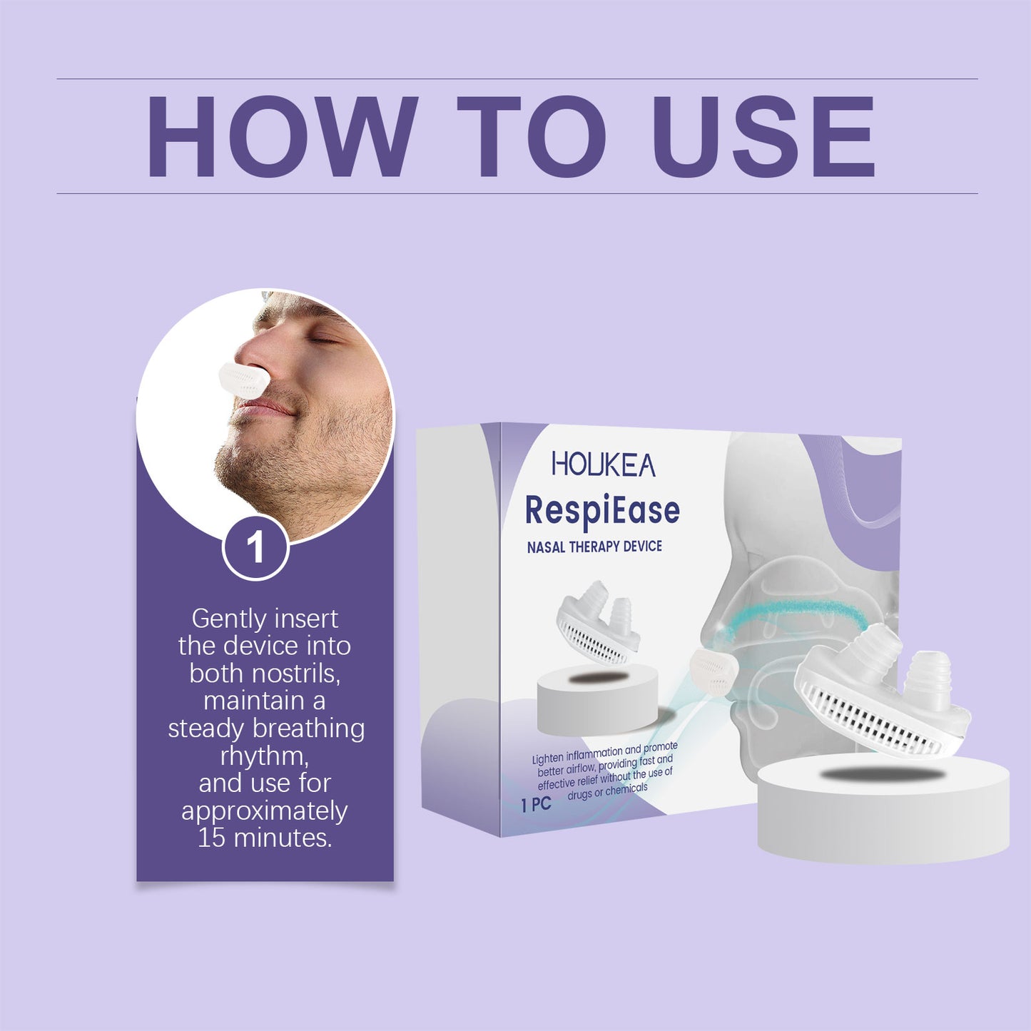 Nasal Care Comfort Device for Respiratory Relief and Easier Breathing