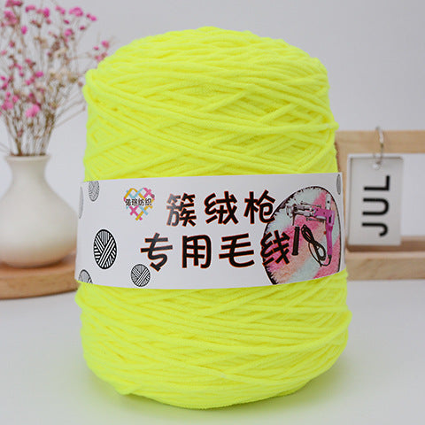 Handmade Wool Tufting Yarn for DIY Carpet Crafting – Long-Staple Cotton Wool