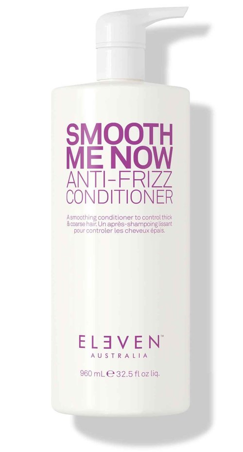 ELEVEN AUSTRALIA Smooth Me Now Anti Frizz Conditioner for Women & Men - Conditioner for Frizzy & Coarse Hair, Smoothing & Hydrating, Avocado Oil & Cucumber Extract for Dry & Damaged Hair - 32.5 fl oz