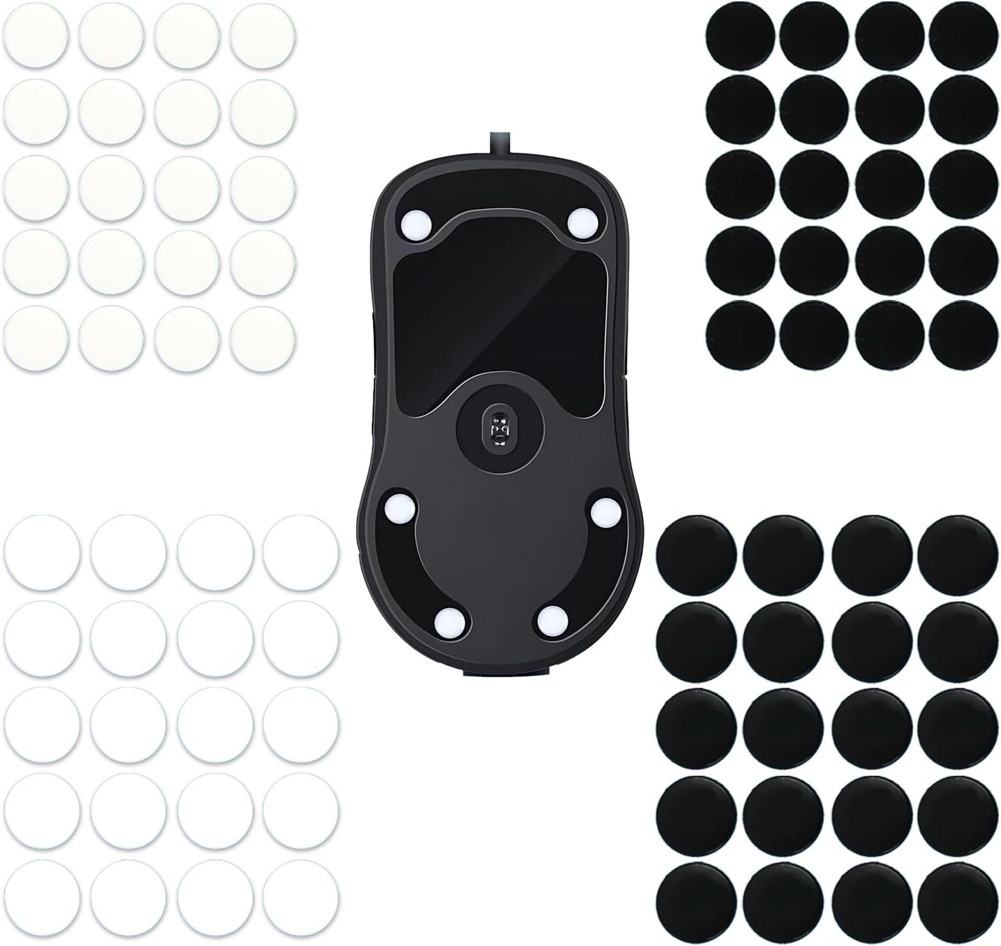 2 Pack G Pro 2 Lightspeed Wireless/G Pro Wireless Gaming Mouse Feet Sliding Stickers, Mice Glass Skates Pad Compatible with Logitech Mouse Feet Replacement (Glide Mice Skates, White PTFE)