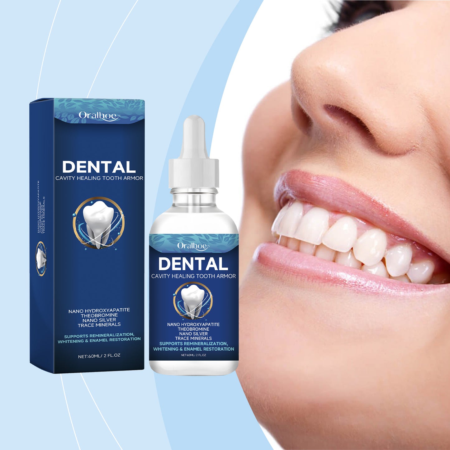 Tooth Care Solution - 60ml Oral Hygiene Liquid for Dental Care