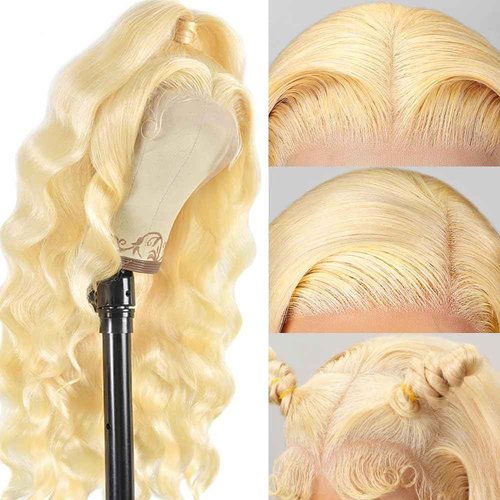 Kassamo 613 Lace Front Wig Human Hair 250 Density Blonde Wig Human Hair 13x6 HD Lace Frontal Wigs Body Wave Lace Front Wigs Human Hair Pre Plucked 613 18 Inch