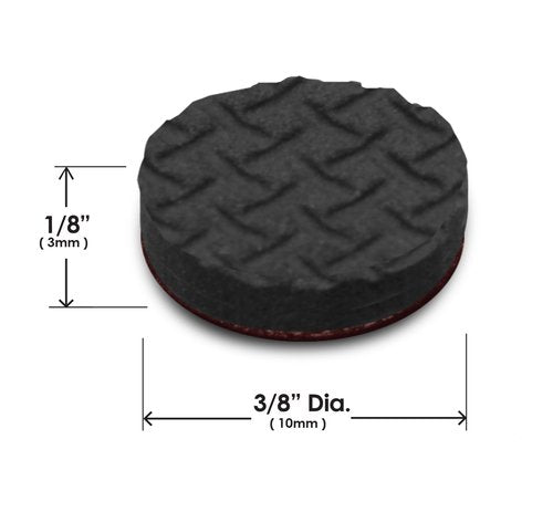 Slipstick GorillaBumperPads Premium Cabinet Door Bumpers 3/8” Round Non Slip Pads, Cabinet Stoppers, Bumpers for Drawers, Cupboards, Cutting Boards, Glass Tops, Picture Frames, 64 Gripper Dots