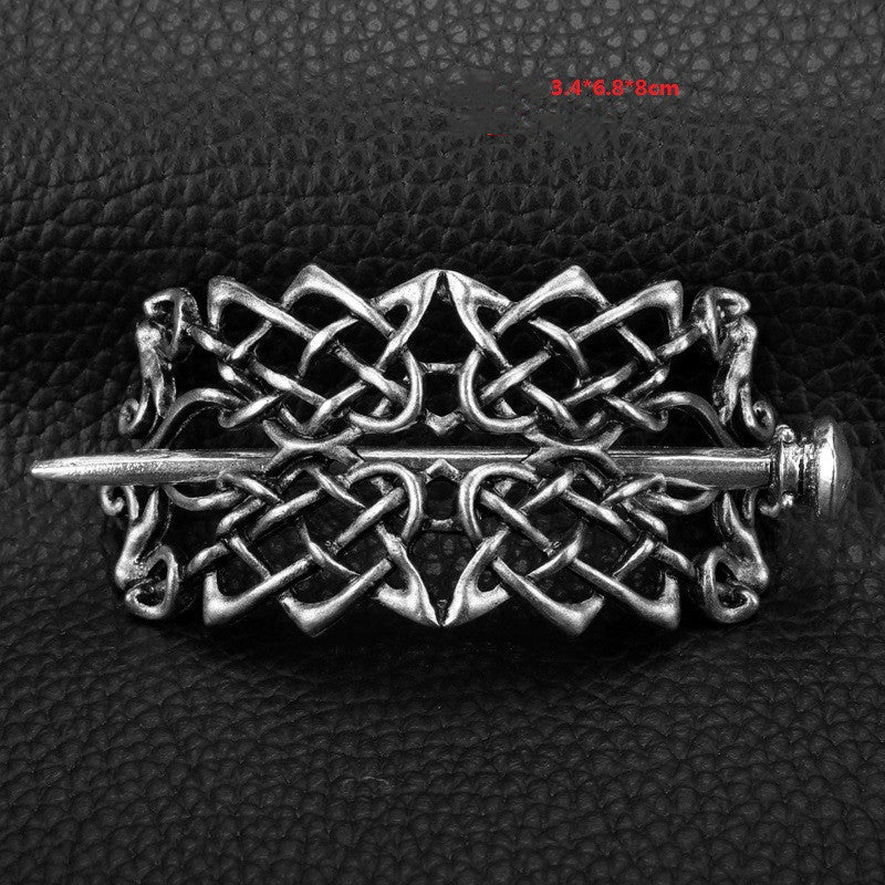 Vintage Metal Hairpin Headdress for Women
