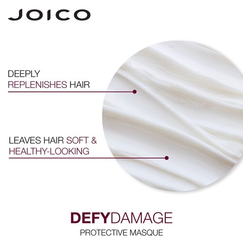 Defy Damage Protective Masque | For Color-Treated Hair | Strengthen Bonds & Preserve Hair Color | With Moringa Seed Oil & Arginine | 5.1 Fl Oz (Pack of 2)