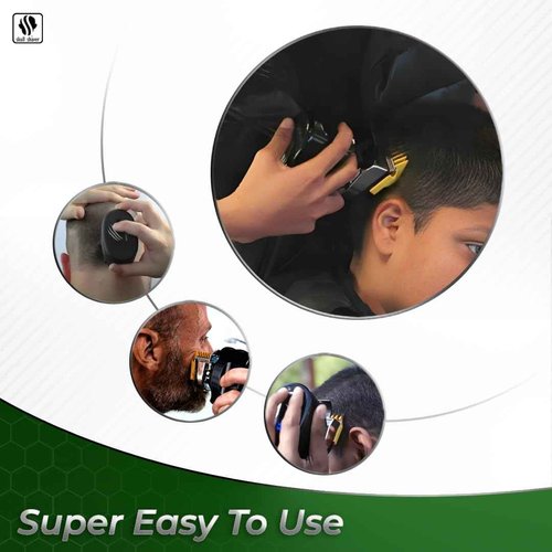 Skull Shaver Beast Clipper Duo Ultimate Home Haircut & Grooming Kit and Back Shaver Handle Bundle