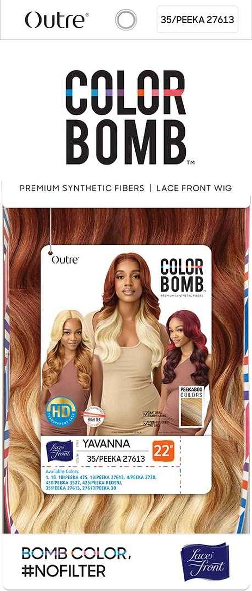 Outre Lace Front Wig - Colorbomb - YAVANNA (425/PEEKA RED99J)