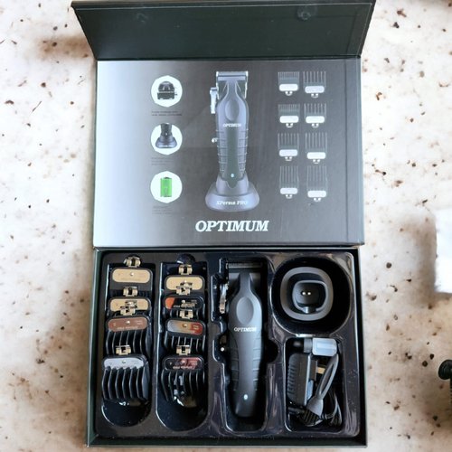 XPERSIS PRO Optimum Professional Hair Clipper for Mens, Barbers Cordless Hair Clipper, Floating Lever Ergonomic Quiet, 6 Hrs Run Time New Technology Metallurgy Static Carbon Steel Taper Blade
