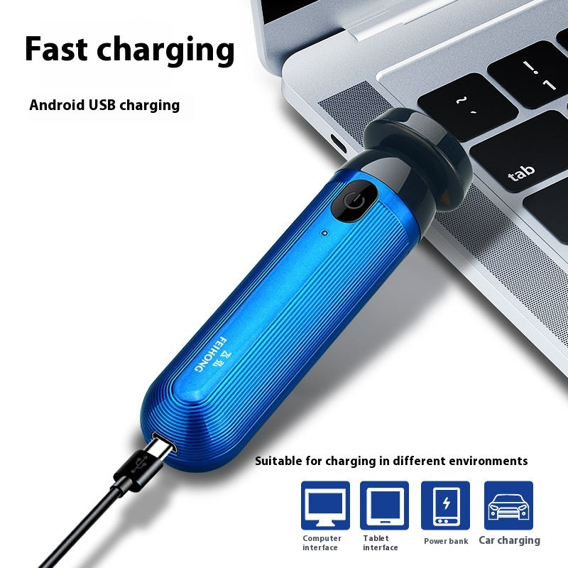Men's Electric Shaver Rechargeable Mini