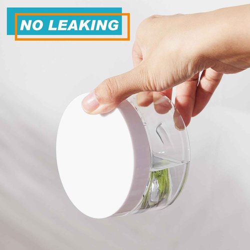 Dandat 72 Pcs 8 oz PET Loose Powder Containers Plastic Jars with Lid and Label, Leak Proof Empty Cosmetic Jars for Lotion, Cream, Gel, Powder - Refillable Travel Storage Containers(White)