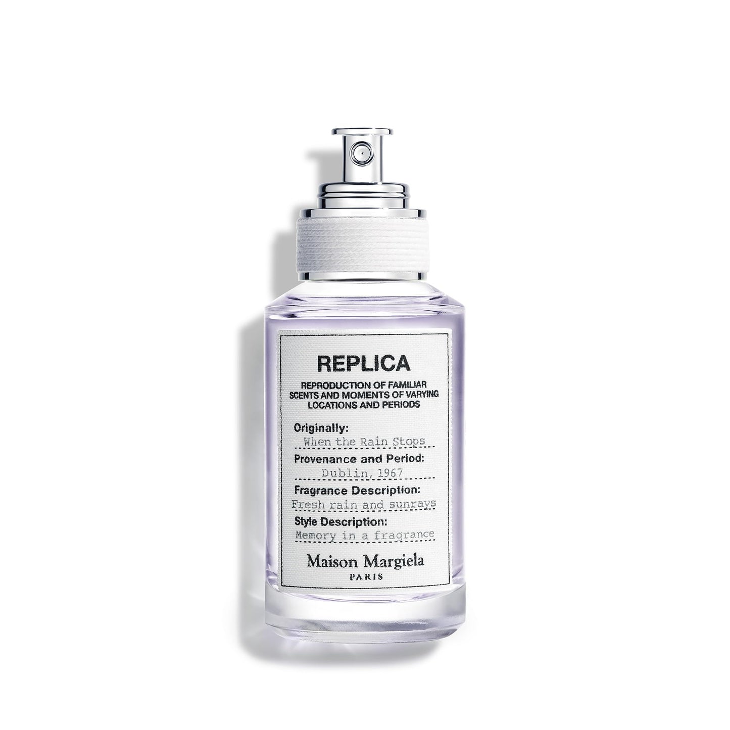 Maison Margiela - Replica - When the Rain Stops Eau de Toilette - Fresh Fragrance - With Acquatic Accord, Isparta Rose Petal & Patchouli - 1.0 Fl Oz