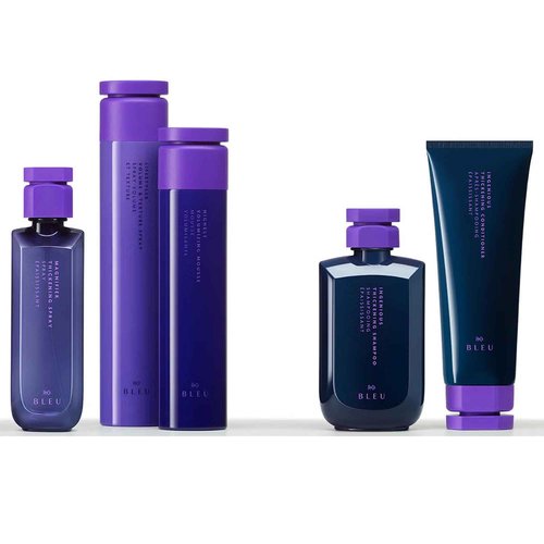 R+Co BLEU Ingenious Thickening Shampoo (8.5 oz) & LifeStyler Volume + Texture Spray (8.3 oz) – Adds Thickness, Volume, Texture, Body, and Movement – Vegan, Cruelty-Free, Set of 2