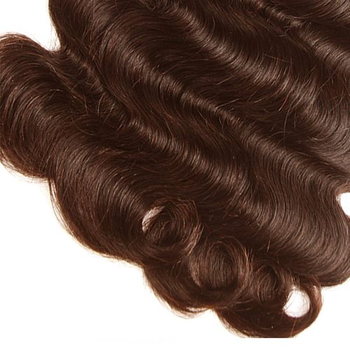 #4 Brown Bundles Human Hair Body Wave Bundles 28 30 32 Inch Human Hair Weave 3 Bundle Unprocessed Brazilian Virgin Hair Dark Brown Body Wave Human Hair Extensions 50 Grams/Bundle