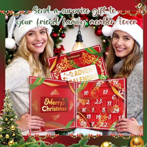 Nail Polish Advent Calendar 2025£¬24-Piece Nail Varnish Advent Calendar Christmas Calendar for Women and Girls, Nail Polish Colours Kit, Nail Art Tool Glitter Decorations Care and Accessories