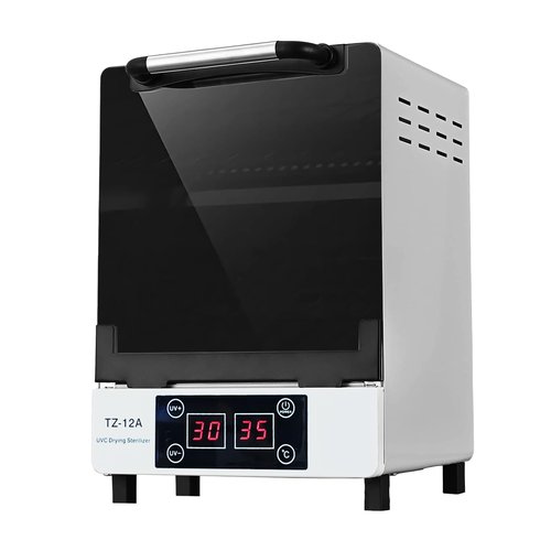 Henlivy Nail Tool cleaning cabinet, Large capacity Stainless Steel cleaning, with Drying Function, Temperature and Timer Control, up to 60 Minutes, 110V Power Supply