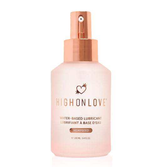 HIGHONLOVE Water Based Moisturizer - Feminine Care Personal Moisturizer for Women - An All Natural, Water Based, Gentle Formula for Dryness Relief - Vegan & Cruelty Free by High On Love (100 ml)