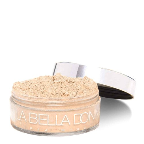 La Bella Donna Loose Mineral Foundation, Non-Chemical SPF50, Only 4 Ingredients, Reef-Safe, Non-Nano, Natural Mineral Makeup with Sun Protection | 10g | Crema