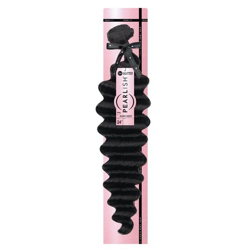 Sensationnel Pearlish bundle human hair - euro deep deep pearl conditioned 15a soft remy beauty supply sew in or glue on bundles (22 Inch, NATURAL/BLACK)
