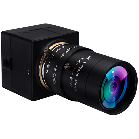 ALPCAM USB Camera 8MP 5-50mm Manual Variable Focus Lens, HD 2448P, Compatible with Mac/Windows/Linux/Android
