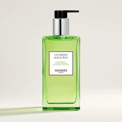 Hermes Un Jardin Sur Le Toit Hair and Body Shower Gel, 6.5 Ounce (Refillable)