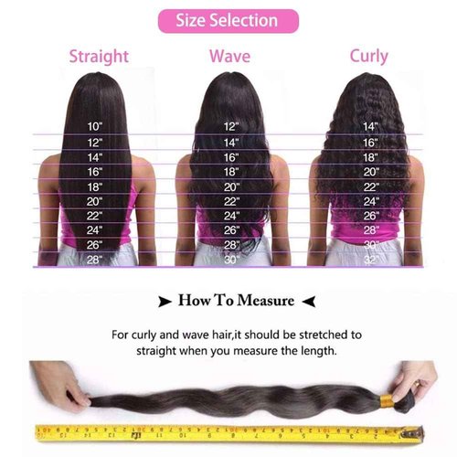 Beauty Queen 16A Body Wave Bundles Human Hair (20 18 16 Inch) 100% Unprocessed Brazilian Virgin Weave 3 Bundles Human Hair Full And Thick Remy Hair Extensions Natural Color for Women