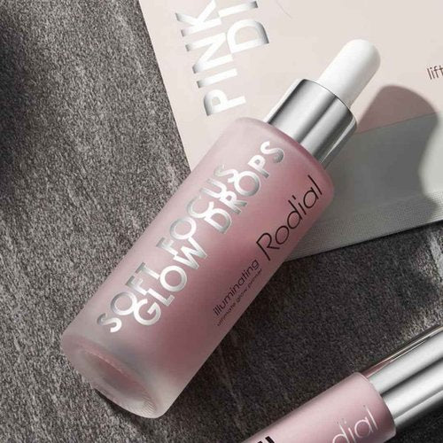 Rodial Soft Focus Glow Booster Drops 1.05 fl oz, Illuminating Skin Serum with Glycerin and Antioxidants, Perfectioning and Smoothing Dewy Makeup Base, Weightless Formula