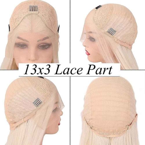 RONGDUOYI Silver Short Bob Lace Front Wigs for Women Glueless Body Wave Synthetic Heat Resistant Fiber Hair Wig 16 Inch Free Part Silver Grey Bob Wig Daily Use Cosplay Wig