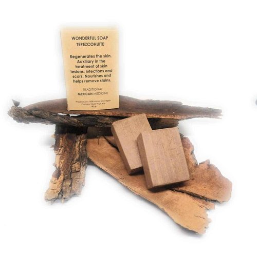 KNatural Tepezcohuite Soap Skin Care An Aclarant and Regenerater Made In Mexico